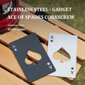 🔥2025 NEW ARRIVAL🔥 - Stainless Steel Poker Shaped Bottle Opener, Portable Non Slip Manual Beer Opener