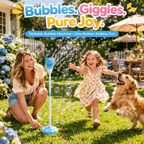 BUY 2 FREE SHIPPING🔥🔥Automatic Bubble Machine for Kids – Bubble Maker with Lights