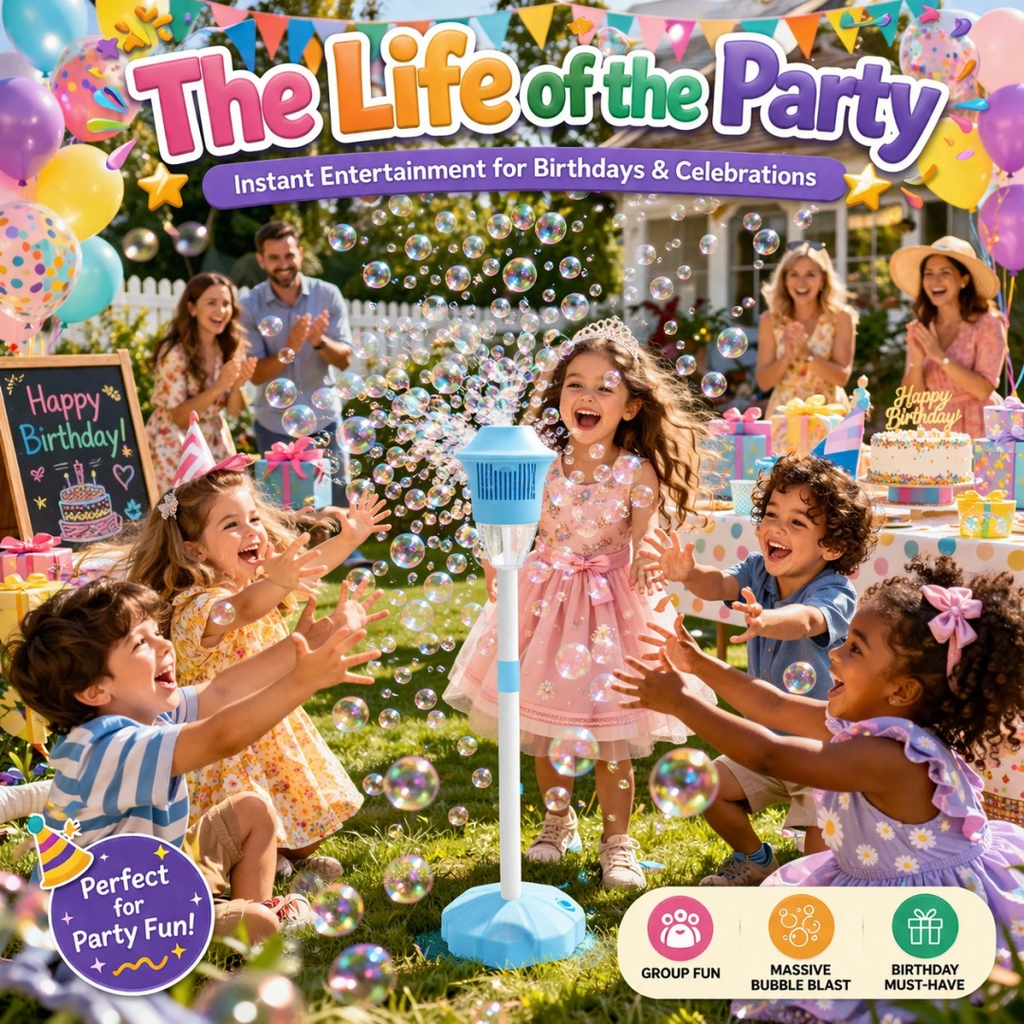 BUY 2 FREE SHIPPING🔥🔥Automatic Bubble Machine for Kids – Bubble Maker with Lights