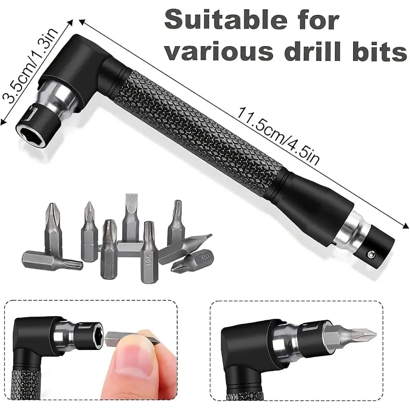 Right-Angle Drill Bit Accessory Set(6-17pcs)