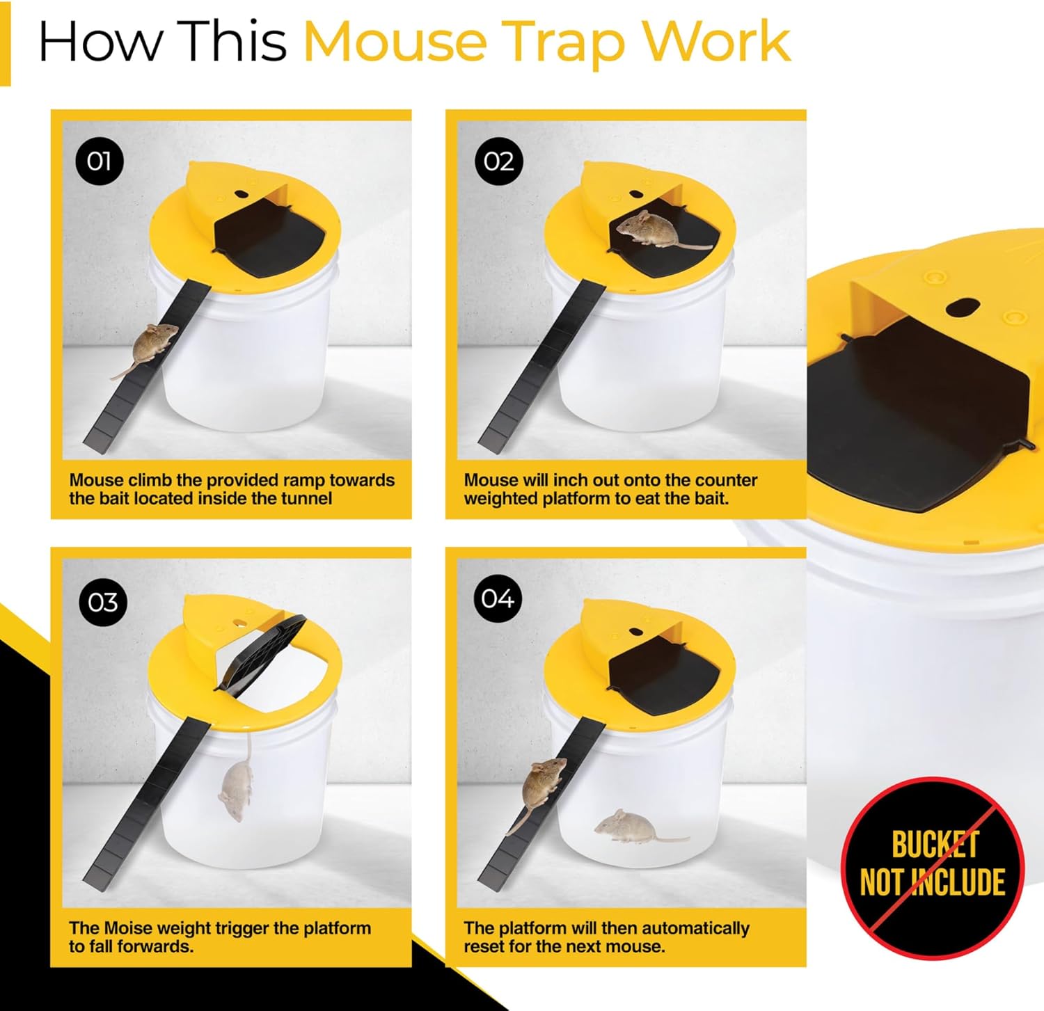 🎇2026 Spring Early Bird 30% off Promotion - Bucket Lid Mouse Trap