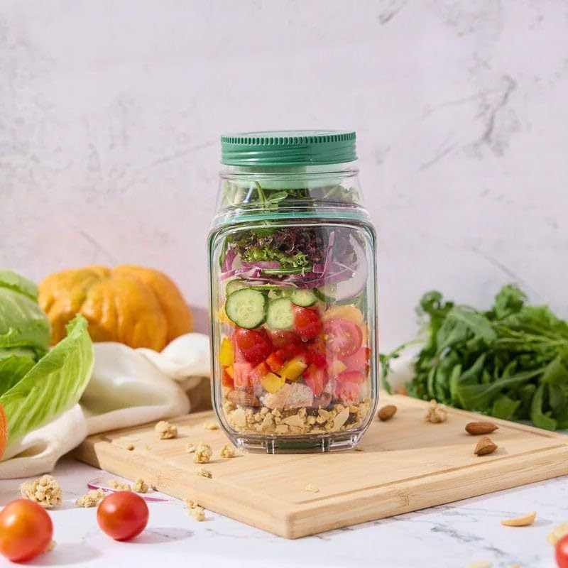 🥗 Integrated Dressing Bowl Salad Pod-Fresh Salads Anywhere, Anytime
