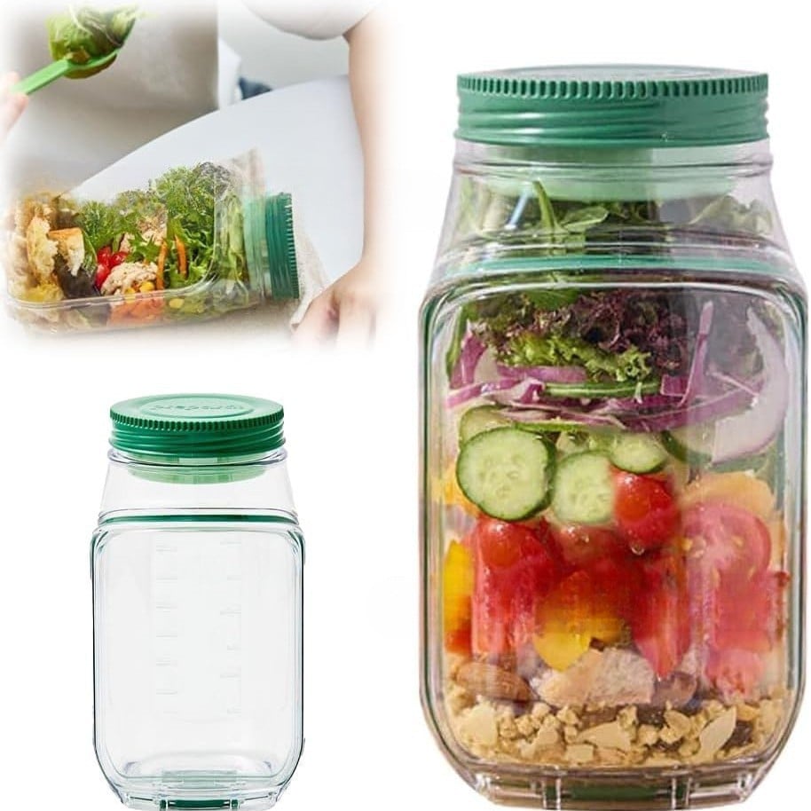 🥗 Integrated Dressing Bowl Salad Pod-Fresh Salads Anywhere, Anytime