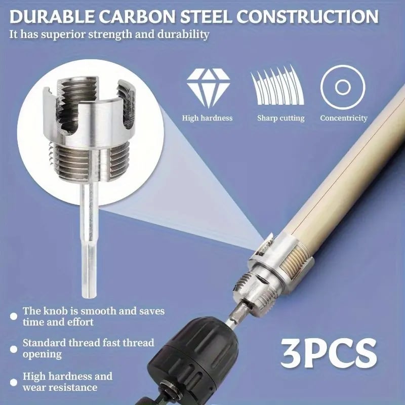 Heavy-Duty Alloy Pipe Threading Tool Set - 1/2", 3/4", 1"