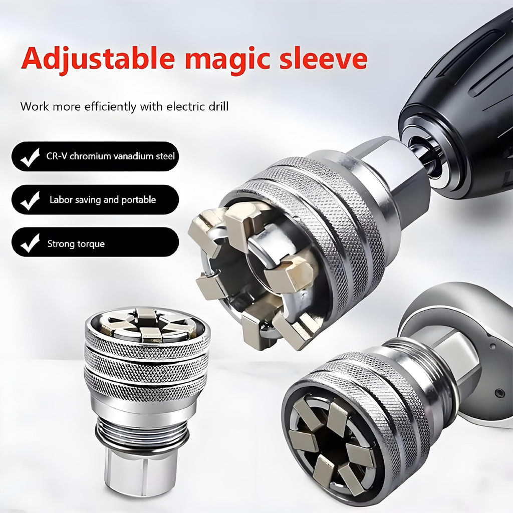 Multi-Function Universal Socket Wrench Tool(2 in 1 Kit)