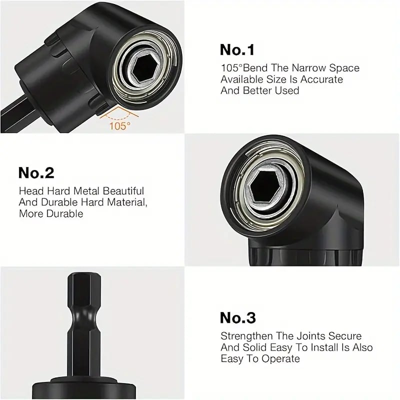 Right-Angle Drill Bit Accessory Set(6-17pcs)