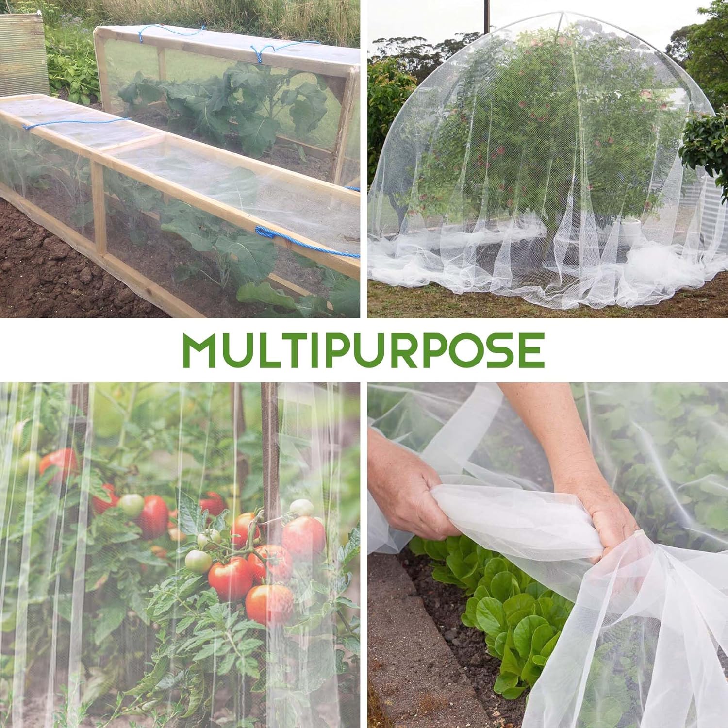 Summer Garden Must-Have ☀️ Bird & Insect Protection Net for Plants, Balconies & Patios