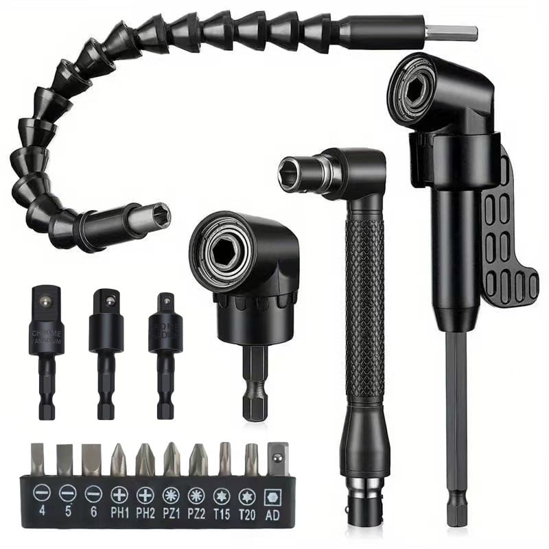 Right-Angle Drill Bit Accessory Set(6-17pcs)