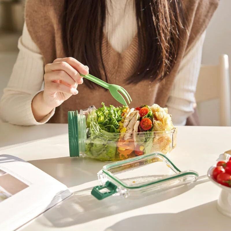 🥗 Integrated Dressing Bowl Salad Pod-Fresh Salads Anywhere, Anytime