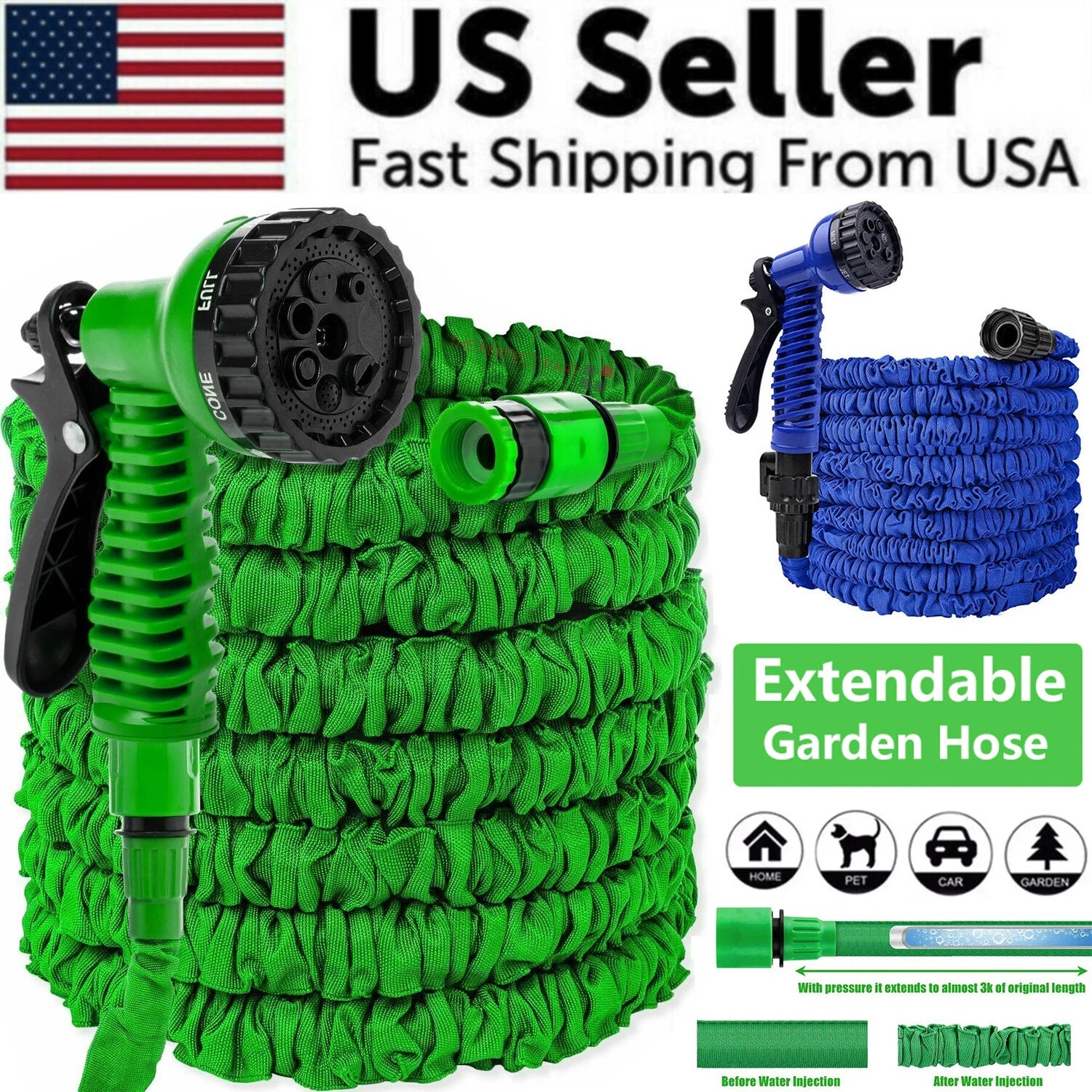 💦 Expandable Garden Hose 💧